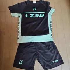 L7SB サッカーウェア 上下セット 黒・水色