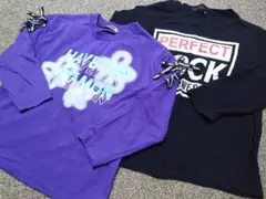 ロンT　120センチ　2枚セット　ギャル　コギャル