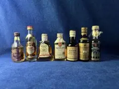 ウィスキー ミニチュアボトル 8本セット - メルカリ