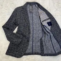 未使用に近い　G Stage イギリス製ムーン　ツイード　日本製ジャケット　48 未使用に近い G Stage イギリス製ムーン ツイード 日本製ジャケット 48