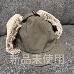 【新品未使用・匿名配送】GU フライトキャップ 55〜59cm カーキのサムネイル