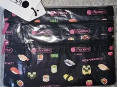 LeSportsac レスポートサック ポーチ　3ZIP ヘイ！オマチ　寿司　鮨のサムネイル