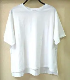 ホワイト オーバーサイズ Tシャツ 半袖　レディース　トップス　Tシャツ
