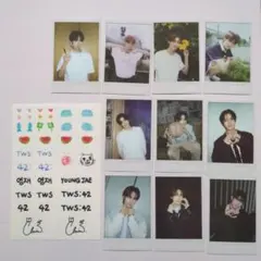 ヨンジェ TWS:42 セレクションパック チェキ 風トレカ 10枚 ステッカー