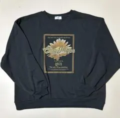 花グラフィック トレーナー