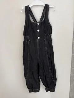 micorrid ブラック オーバーオール 100cm ソフトチーズさんコラボ