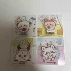 ４個セット　ちいかわアクリルシーンクリップ