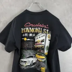 MOONEYES ムーンアイズ 両面プリントTシャツ ブラック Mのサムネイル