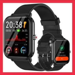 スマートウォッチ 1.70インチ大画面 活動量計 IP68防水 歩数計 目覚まし