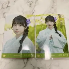 天野香乃愛 直筆 チェキ 緑衣装 ニアジョイ ニアジョイ天野香乃愛≒JOY 1stツアー衣装緑衣装直筆サイン入り