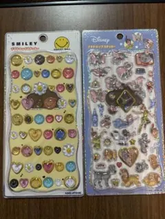 ダンボ　ピーターパン＆スマイル　プチドロップステッカー♡