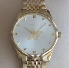激レア 極美品 希少 GUCCI グッチ 143.5 腕時計 スクエア 蜂
