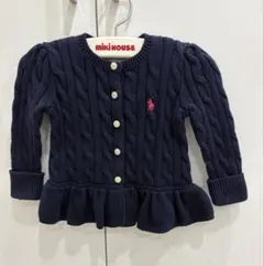 ラルフローレン　ペプラムカーディガン　18M