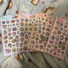 キャラクターシールセット 4シート たまごっち