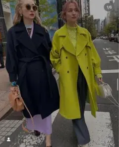TRENCH LIKE MIDI COATのサムネイル