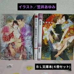 ＢＬ文庫本『イラスト／笠井あゆみ　４冊セット』