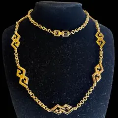 希少　GIVENCHY　ロングネックレス　 クロスロゴ ゴールド　ヴィンテージ