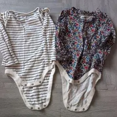 baby GAP ロンパース 12-18ヶ月 ストライプ・花柄