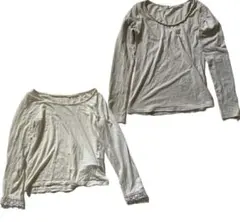 earth 長袖カットソー　２着セット