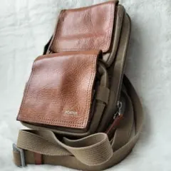 【人気モデル】PORTER☆ショルダーバッグ ベジタブルタンニンレザー使用 茶系