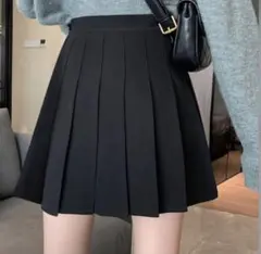 インパン裏地付きプリーツミニスカート[at1569]