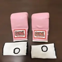 GLOBAL SPORTS ボクシンググローブ ピンクのサムネイル