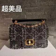 【超美品】Dior Jolie カナージュ ツイード バッグ スモール ジョリー