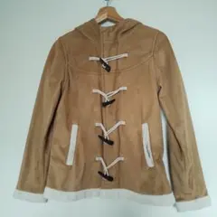 x-girl フード付きコート ベージュ