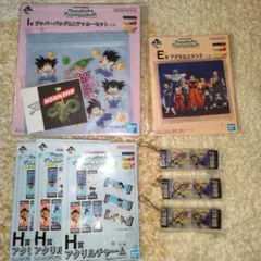 一番くじドラゴンボール SNAP COLLECTION2 E・H・I賞5点セット