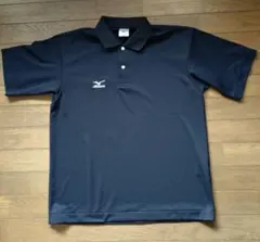 MIZUNO 미즈노 폴로 셔츠 블랙 맨즈 M사이즈