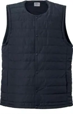 ドウシシャ ウェアラブルヒーター ベスト 充電式 丸洗いOK ネイビー