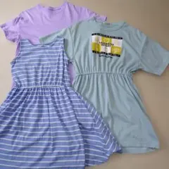 130夏用ワンピース3枚セット