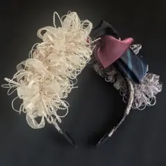 WiTCH WATCH様　カチューシャ 装飾カチューシャ リボン フリル