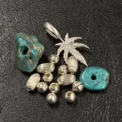 SAAD ターコイズ付き銀爪 セット SAAD ターコイズ付き銀爪 セット SAAD サード ターコイズ 銀爪 クロー