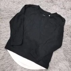 ELFINDOLL 黒 長袖Tシャツ ポケット付き サイズ95　ベビーキッズ