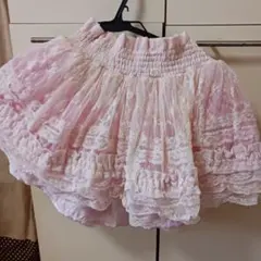 TRALALAピンク レース ミニスカートのサムネイル