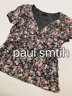 ポールスミス　Paul Smith 花柄トップス　シルク100% 美品　40のサムネイル