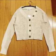 プロポーションボディドレッシング　リブニットカーディガン