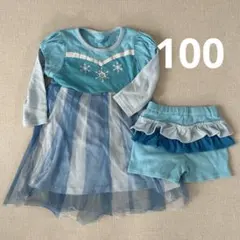 Disney Frozen ワンピースとショートパンツセット