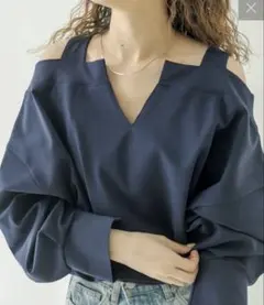 新品タグ付き　mystic レイヤードトップス