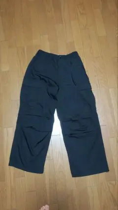 GU スーパーワイドカーゴパンツ M ブラック