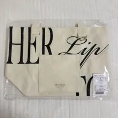 値下げ不可】Her lip to トートバッグ 名古屋 モノトーン - メルカリ
