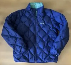 mont-bell　モンベル　リバーシブルダウン　　160 ネイビー　グリーン