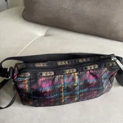 LeSportsac チェック柄 ショルダーバッグ
