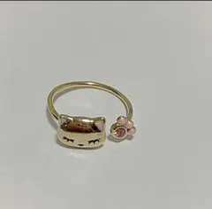 新品未使用　かわいい　猫　ぷーちゃん　リング　プレゼント