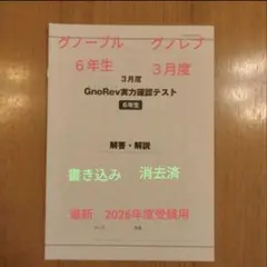 2022年　GnoRev 実力確認テスト 4年生 通年 グノーブル 4年生》新学年実力テスト結果発表 4教科過去最低点 | 中学