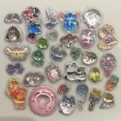 44 ボンボンドロップシール　立体　フレークシール　キャラクター　おすそ分け