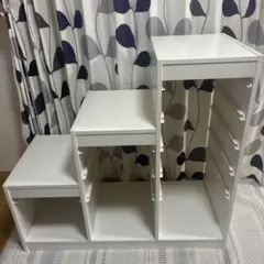 【大阪市引き取り限定】IKEA イケア トロファスト 階段 おもちゃ箱 収納