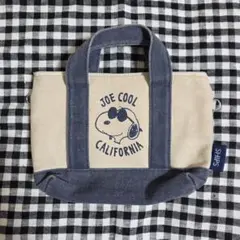 SHIPS スヌーピー JOE COOL ミニトートバッグ