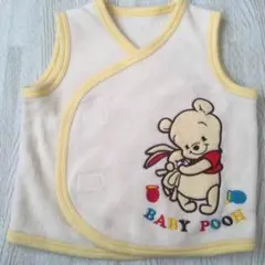 Disney プーさん フリース ベスト 防寒 スリーパー 50 60 70